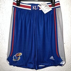 Kansas University Jayhawks NCAA Basketball 2022 Adidas Custom Player ID Shorts M